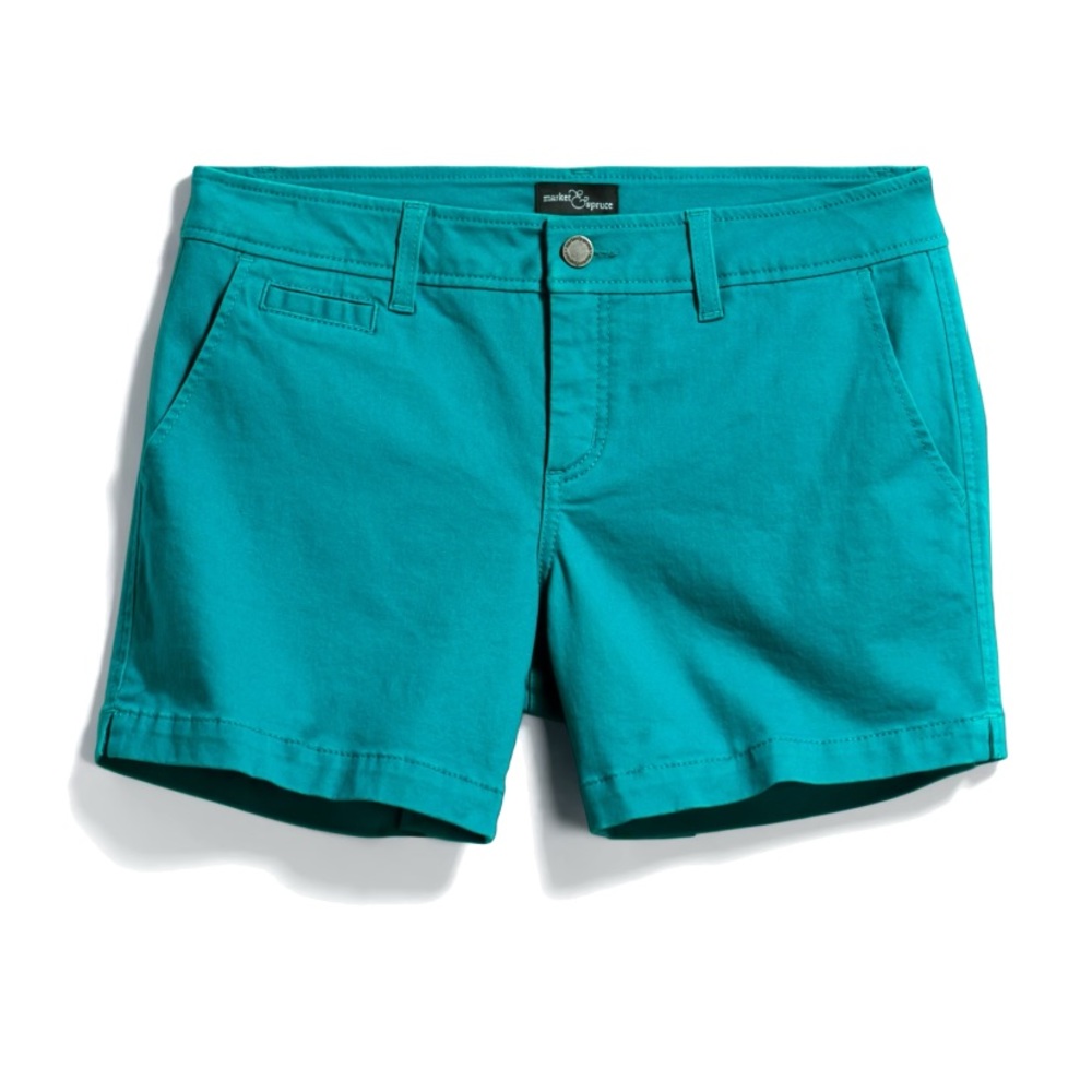 MARKET & SPRUCE
Lorraine Short  Size 12  Turquoise
